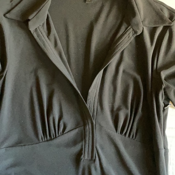 LAUNDRY By ShELLI SEGAL Women Black A-Line Dress Size 0 - Picture 8 of 14